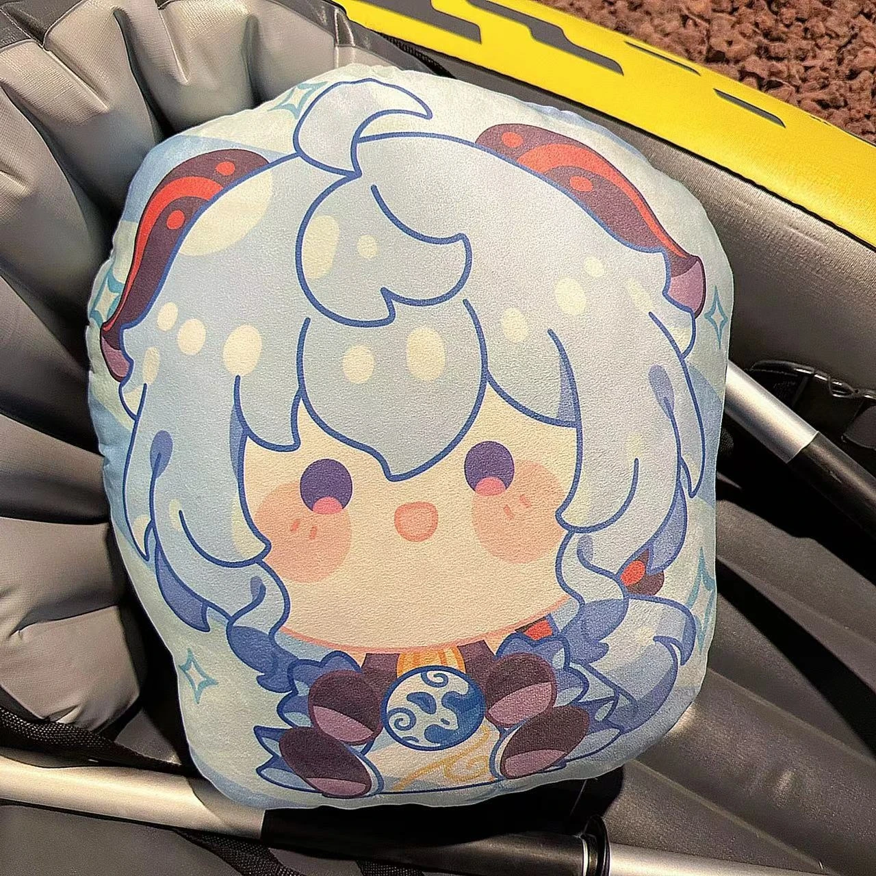 

Genshin Impact Ganyu Cosplay Pillow Doll Cute Stuffed double headrest shaped Anime Gifts