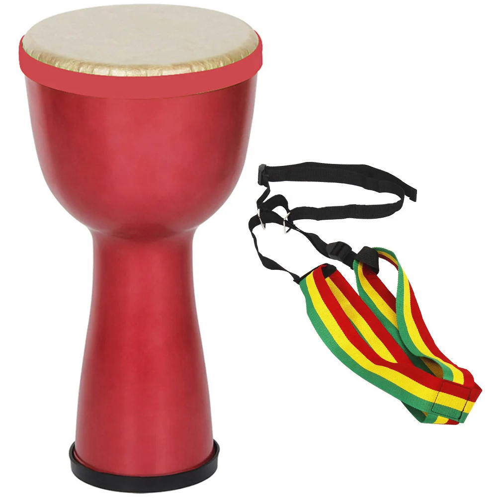 

African Drum 8 Inch Blue ABS Kids Toys H Percussion Instrument Small Drum Musical Toy Lightweight Compact Design