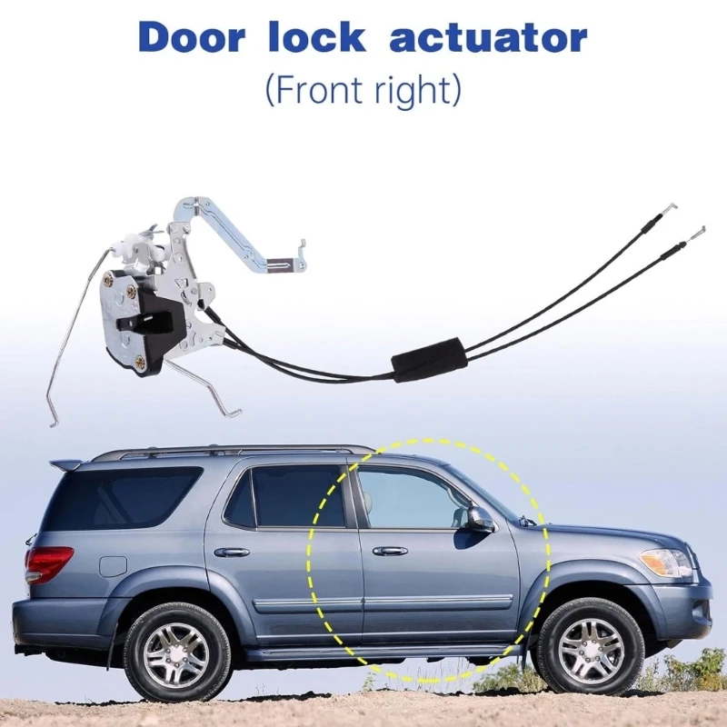 Front Right Passenger Door Lock Latches Actuator RH Door Lock Latches for 4.7L 2001-2007 693040C011 Auto Accessory