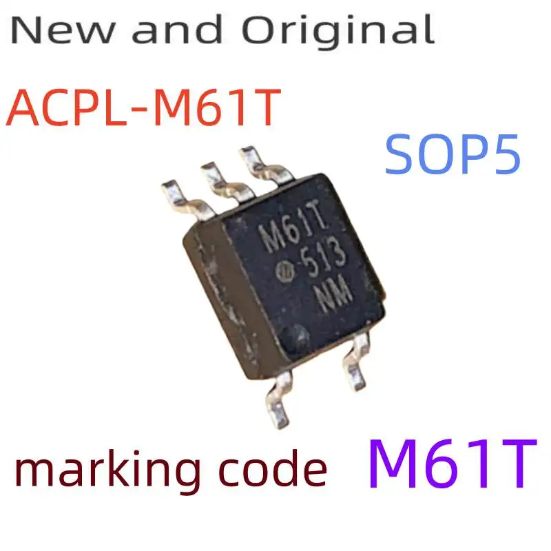Acpl-M61T Sop5 10Mbd Wide Operating Temperature Automotive Digital Optocoupler with R2Coupler