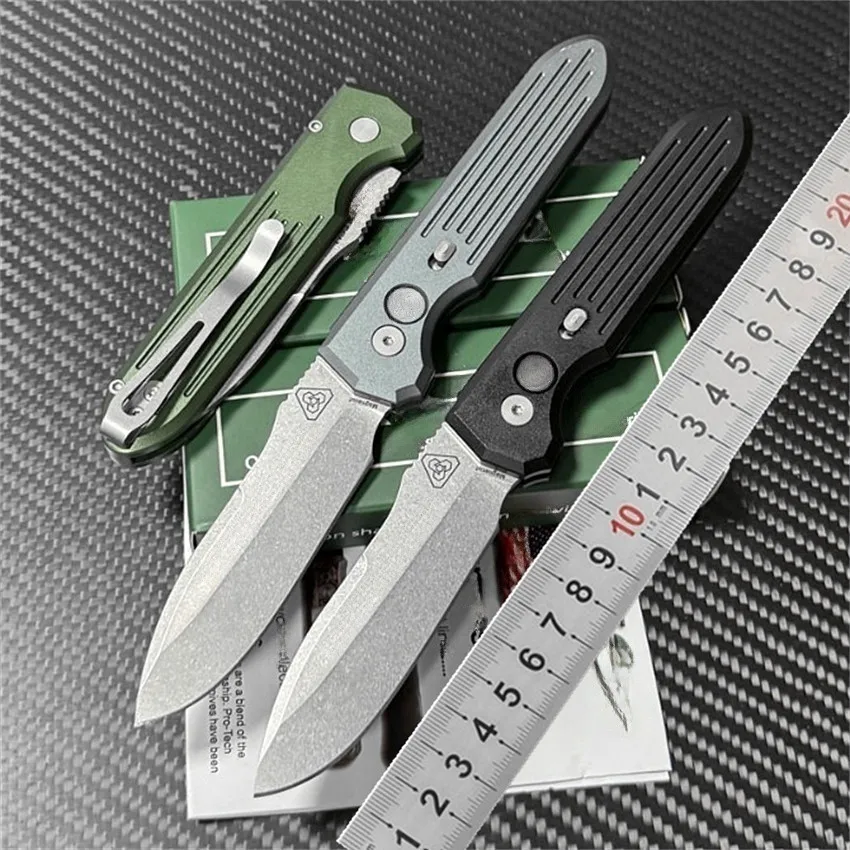 Kesiwo PT PDW Folding Knife Aluminium Handle MagnaCut Button Holder Bearing Outdoor Camping Hunting  Kitchen Utility EDC Knife