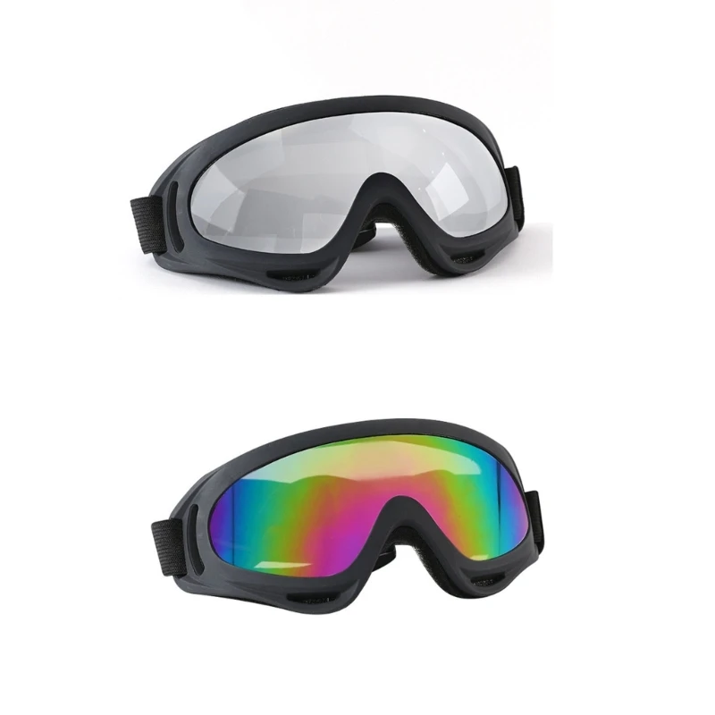 Pet Sunglasses Dogs Goggles for Heavy Snow Region with Adjustable Strap Anti-UV Easy Wear for Skiing Travelling