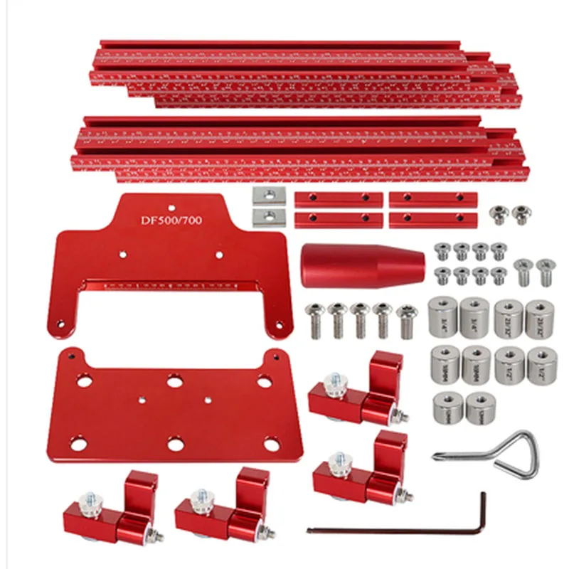 

DF500/700 Metric/Inch 1500MM Offset Base System For Connecting Slotted Punch Positioning Guides To Woodworking Tenons Guide Rail