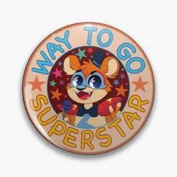 Way To Go Superstar Customizable Soft Button Pin Metal Jewelry Lapel Pin Gift Lover Women Decor Badge Funny Cute Fashion