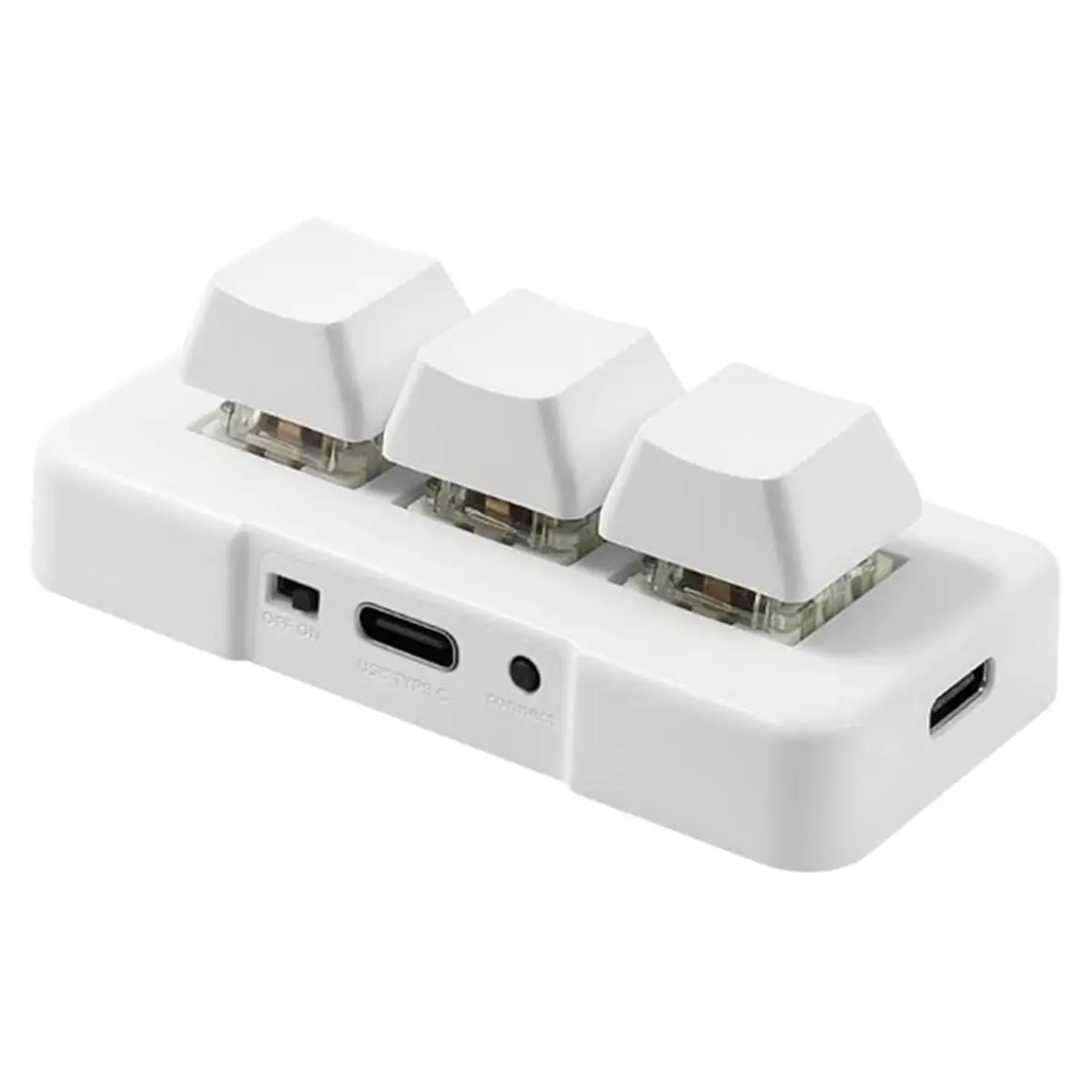 ★♠♥Y431A Hot Sale-3 Keys Wireless Macro Keypad, RGB Mechanical Programmable Mini Keyboard USB 2.4G Bluetooth