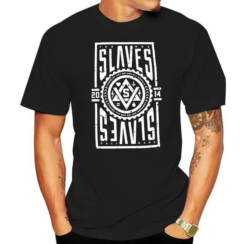 Slaves Mens T-Shirt - 2022 Through Art We Are All Equals Cali Made Box