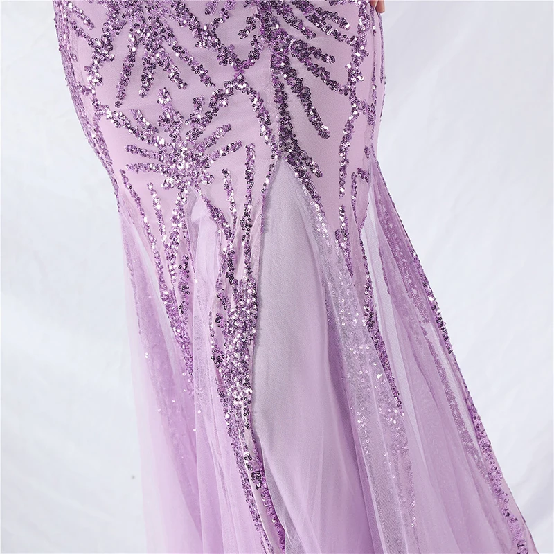 ملابس الصيف النسائية السباغيتي حزام ريشة الترتر شبكة مثير العميق الخامس الرقبة عارية الذراعين مساء حفلة كوكتيل حفلة موسيقية فستان طويل #6