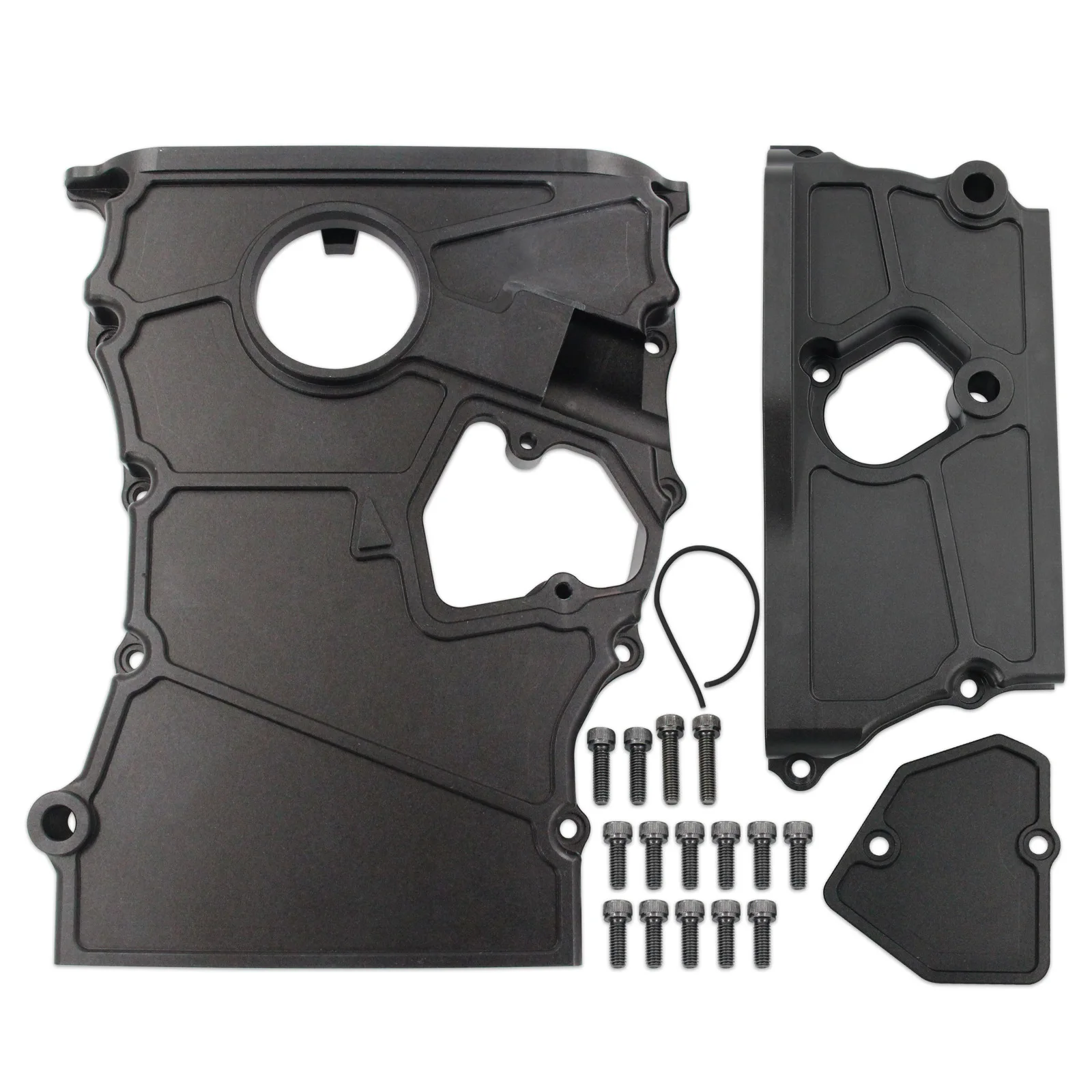 Billet Aluminum Timing Chain Cover Kit for Honda Acura K24A K24A1 K24A2 K24A4