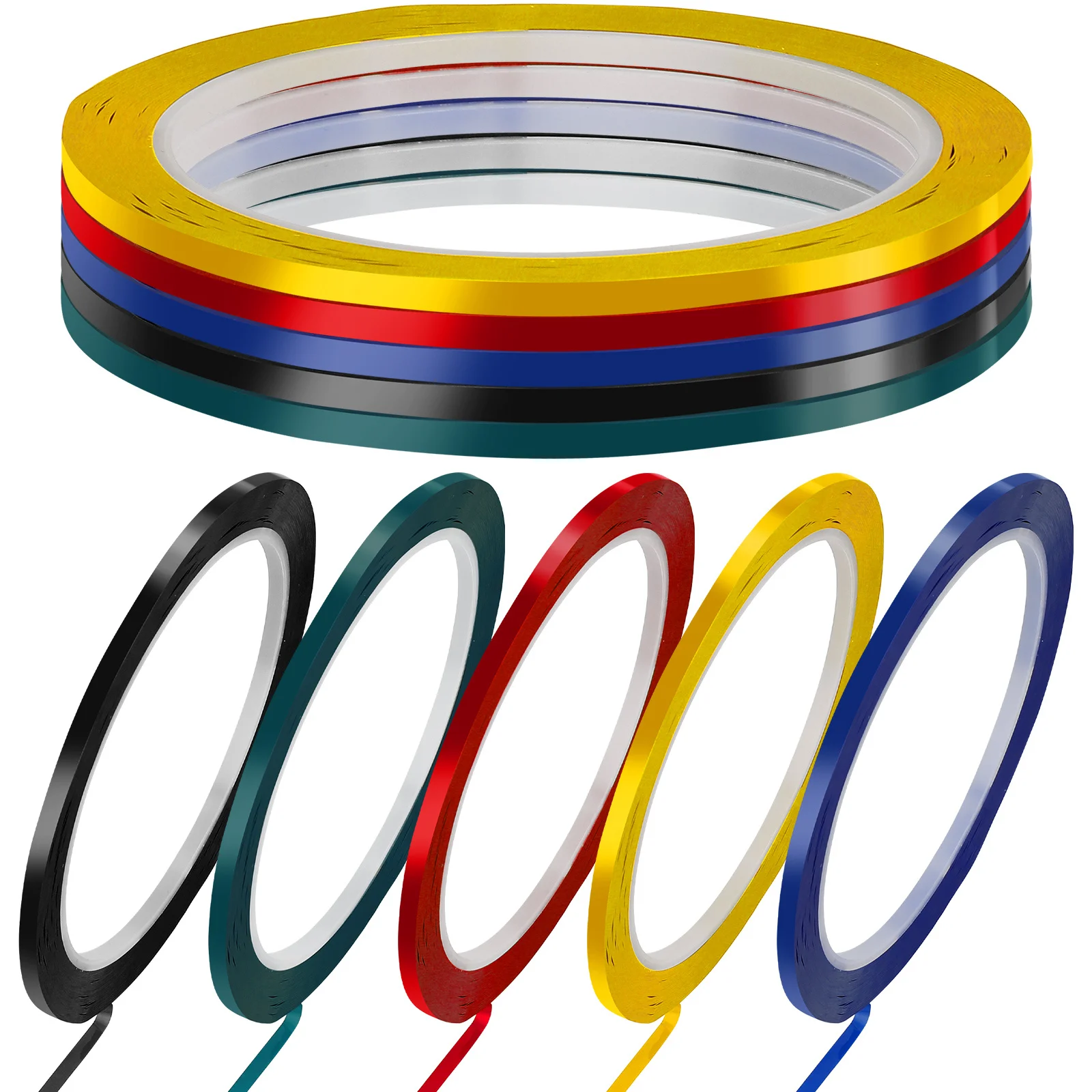 10 قطعة سطح المكتب تحديد المواقع الشريط 3 مللي متر X 50 متر السبورة الكاتب سلس تحذير الجزء الشريط لا بقايا للمكتب #1