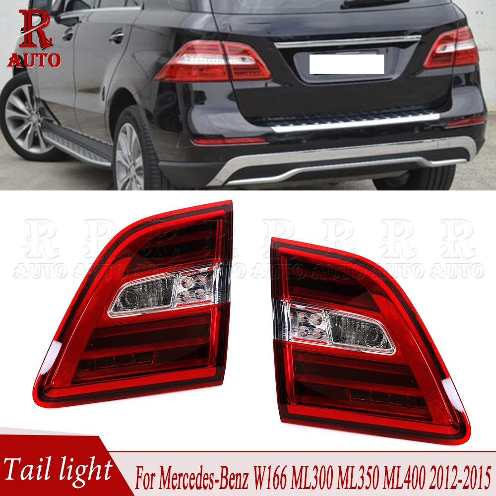 R-AUTO LED Tylne światło tylne LED Tylne światło samochodowe do Mercedes Benz W166 ML300 ML350 ML400 2012 2013 2014 2015