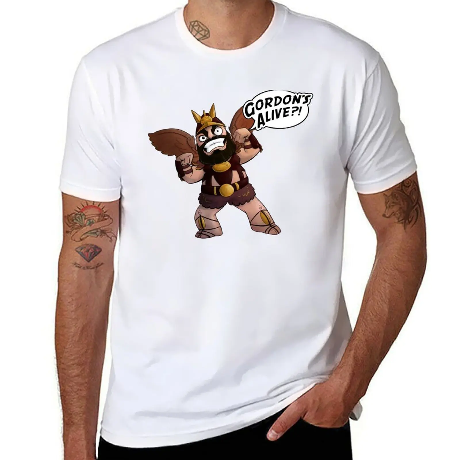 

Gordon's Alive! T-Shirt men t shirt cotton 100% t shirt man plain T-Shirt