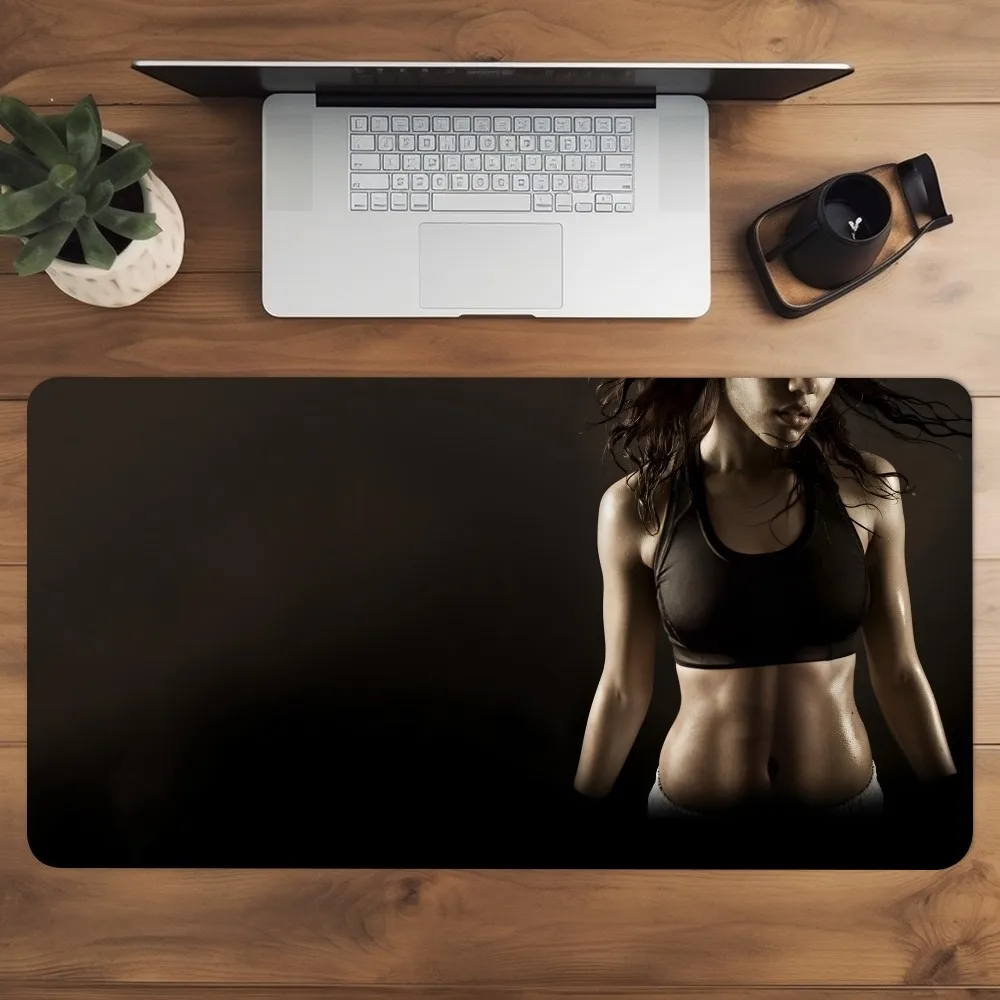 Miniso S-Sport Fitness Brand Karlses Mousepad Pc Deskmat 300x800x5mm Gaming Mousepad Rubber Mat Desk Protector Kawaii Mouse Pads