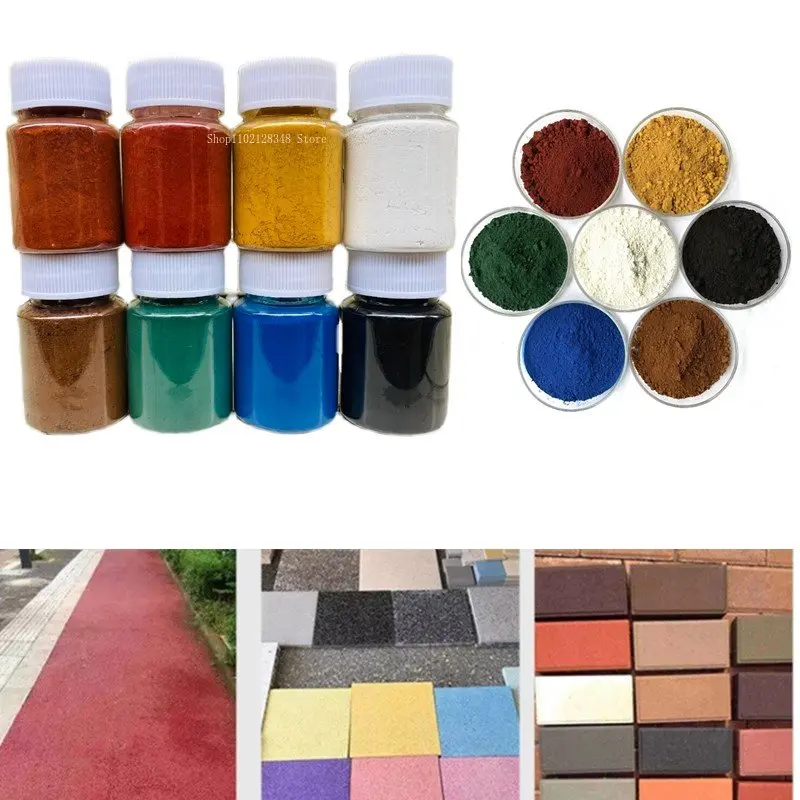 50g Iron Oxide Pigment Color Powder DIY Aromatherapy Gypsum Dyeing Powder Color Cement Toning Terrazzo Floor Wood Toning Pigment