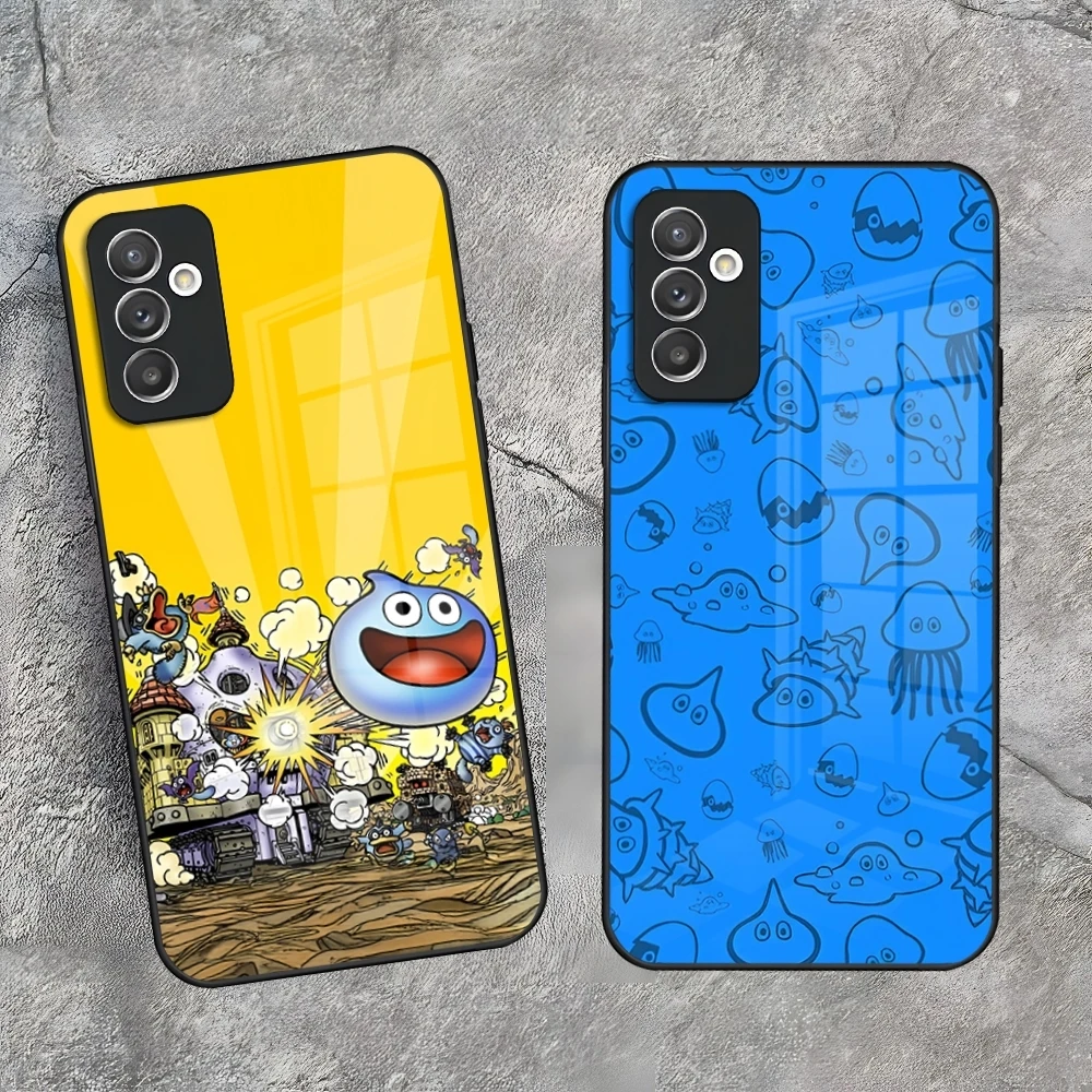 Dragon Quest Slime Handyhülle für Samsung Galaxy S26 S25 S24 S21 S20 S23 S22 FE Edge plus Ultra Glasabdeckung