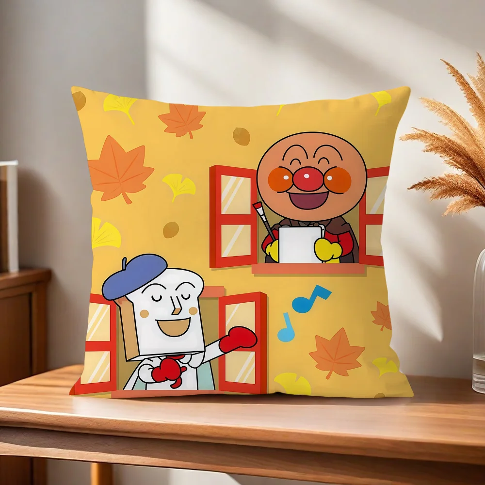 Lustiger A-Anpan-man Kissenbezug für Zuhause, Sofa, Wohnzimmer, Büro, Café, Auto. – Detail 6