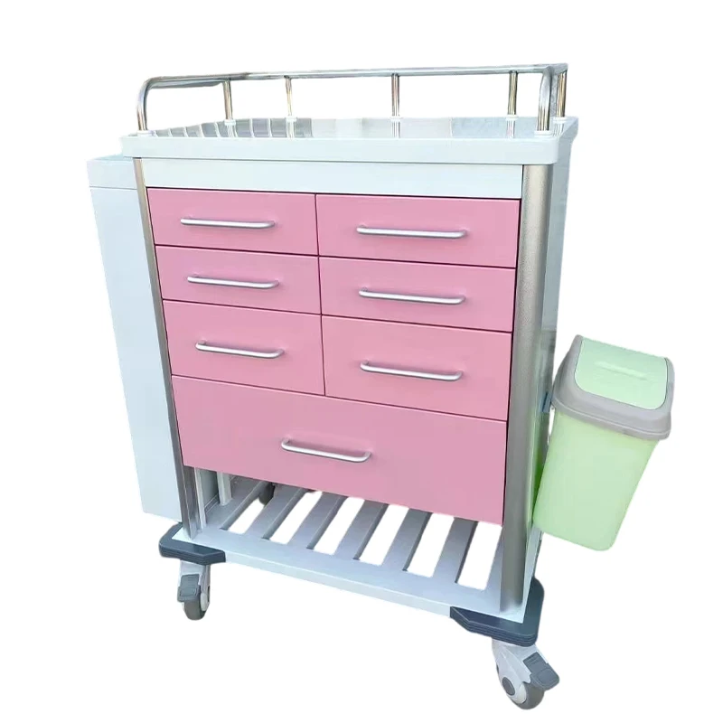

Hospital Equipment Mobile Multi-Function Medical Crash Cart Medical Trolley