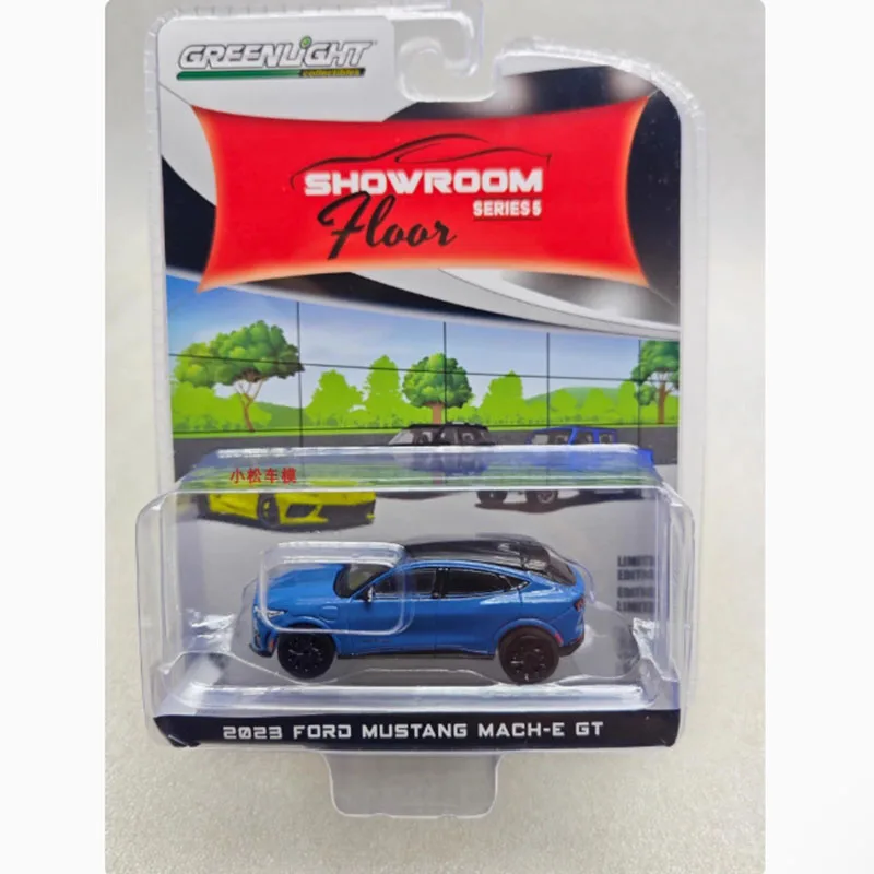 Greenlight Diecast 1/64 escala 2023 Ford Mustang Mach-E GT coche en miniatura de aleación regalos de vacaciones Juguetes