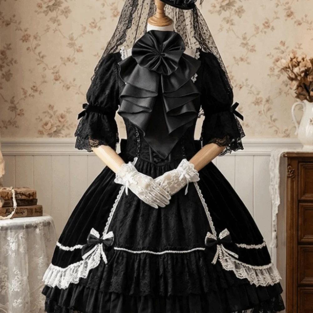 Layered Decor Detachable Ruffled Collar Adjustable Polyester Fake Collar Chic Large Bow Blouse Decorative Collar Themed Party