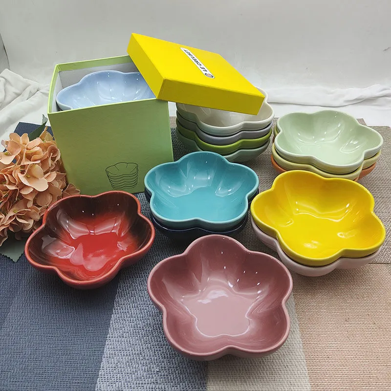 Ceramic Extra Wide Raised Cats Food Bowl,Elevated Pets Bowls Anti-Vomiting Cat Feeder Whisker Stress-Free Cat Feeder Bowls 5.1\'\'