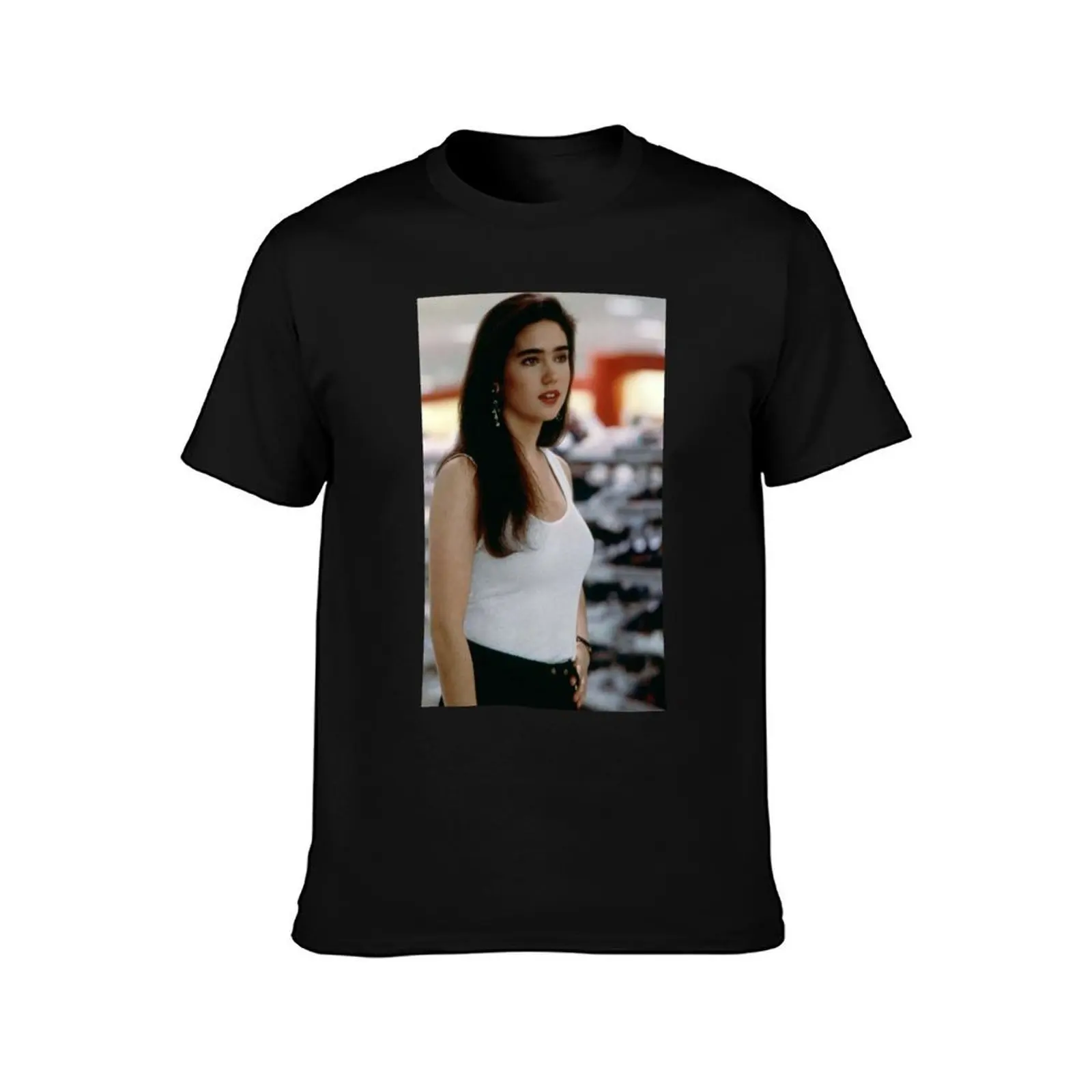 white jennifer connelly dress T-Shirt Big and Tall Gym T-Shirt