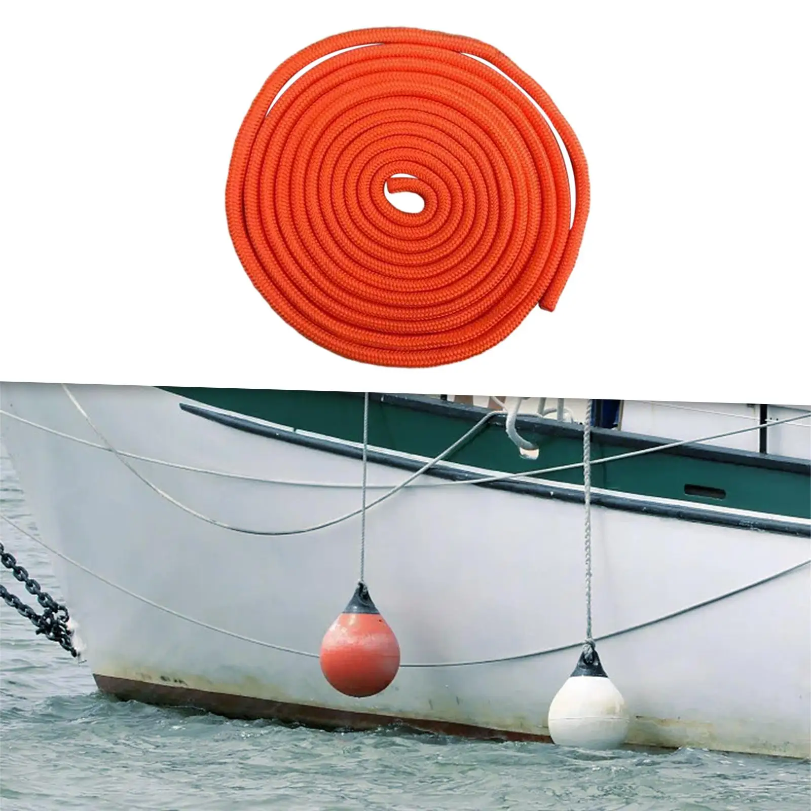 

Boat Fender Line Polyester 2m Dock Rope Fenders for Nautical Speedboat Accessories and Bumper Holders