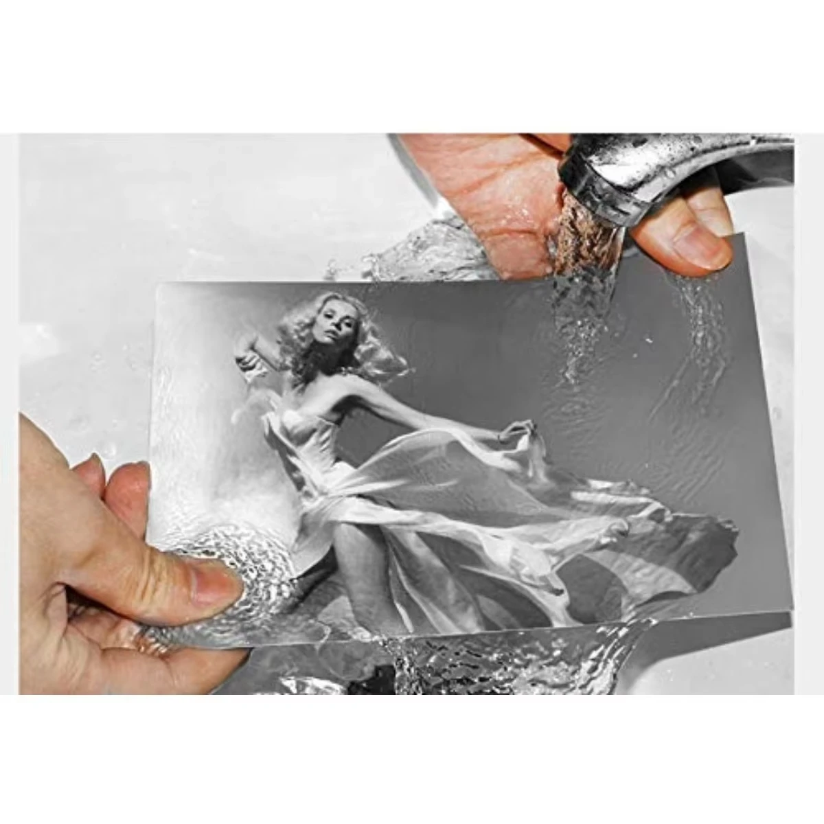 Versatile White Grey Thermal Paper 57x30mm - Non-Adhesive, BPA-Free, Fade-Resistant for Portable Printers/Logs