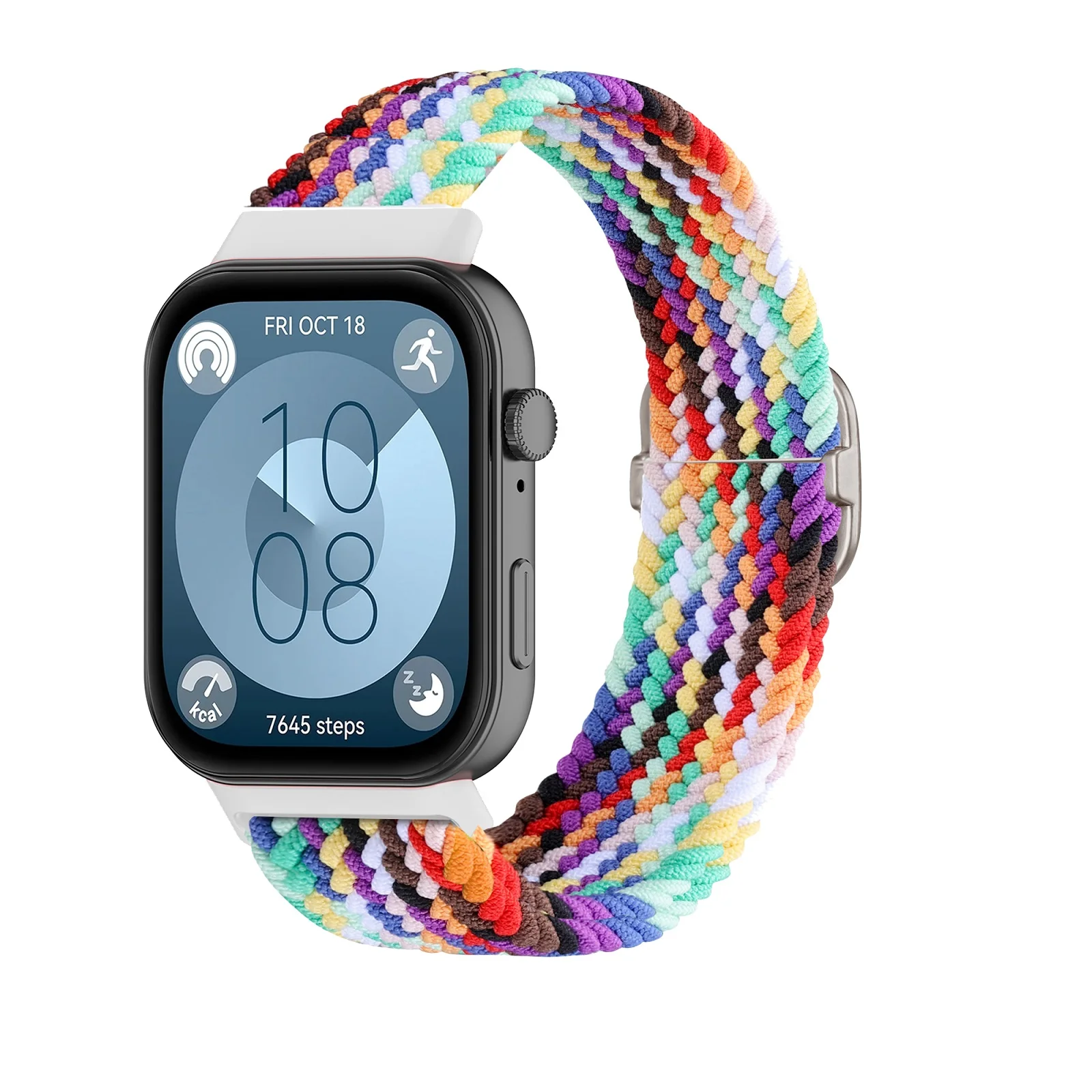 22mm Strap Slip Braid Woven Watch Band For Huawei watch FIT3 Braided Clasp Sports Replace Wristband Smart  Bracelet Accessories