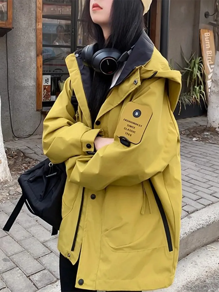 

Модная хлопковая куртка для женщин, рабочая одежда, приталенный крой, универсальный цвет, новинка, тренд сезона, обязательно к покупке, Зима 2026