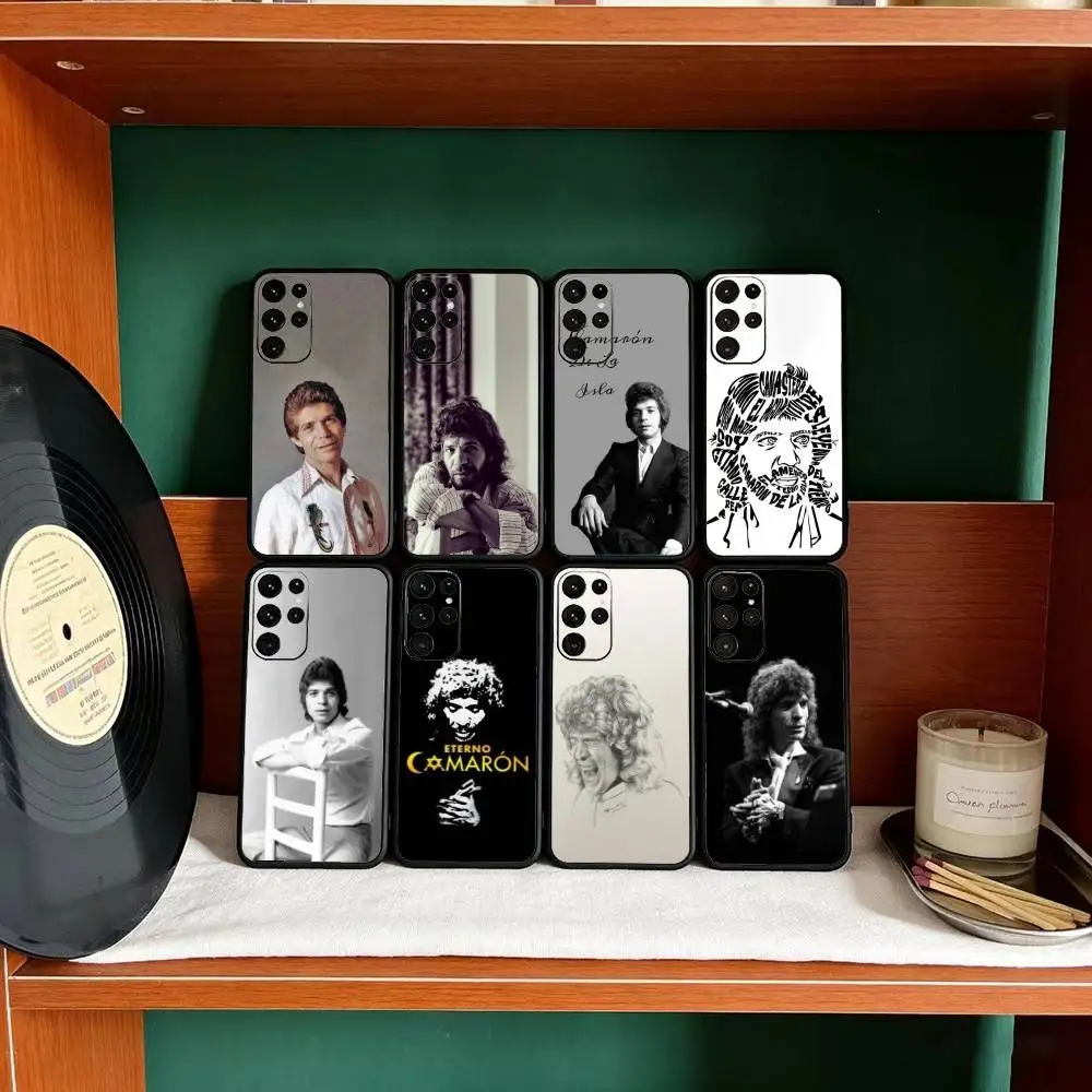 

C-Camaron De La Isla Phone Case For Samsung S25,24,23,22,30,21,10,9,Ultra,Plus,Lite Soft Black Case