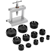 ABHB-12Pcs Watch Presser Set Professional Watch Presser Set Metal Watchmaker Maintenance Tools
