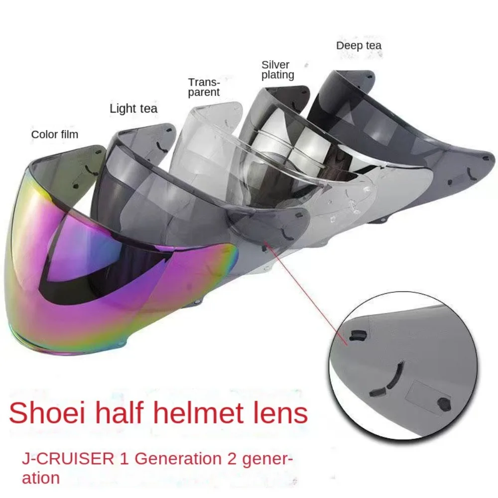 

Shoei Vintage Helmet J-CRUISE 1st Generation 2nd Generation J-FORCE4 Helmet Lens 3/4 Helmet Mirror Subplant