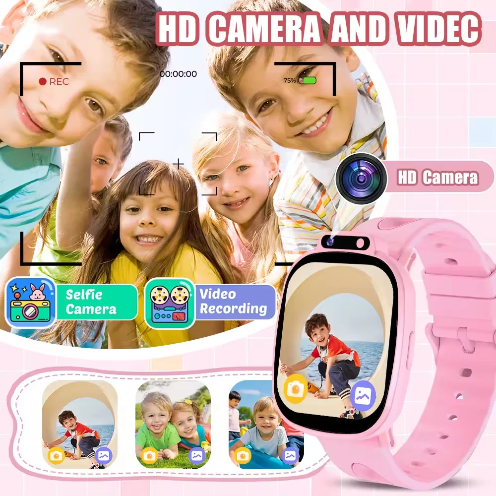 2026년형 새로운 키즈 스마트워치, 카메라, AI 음 - Kids Education Steps 리뷰 및 가격
