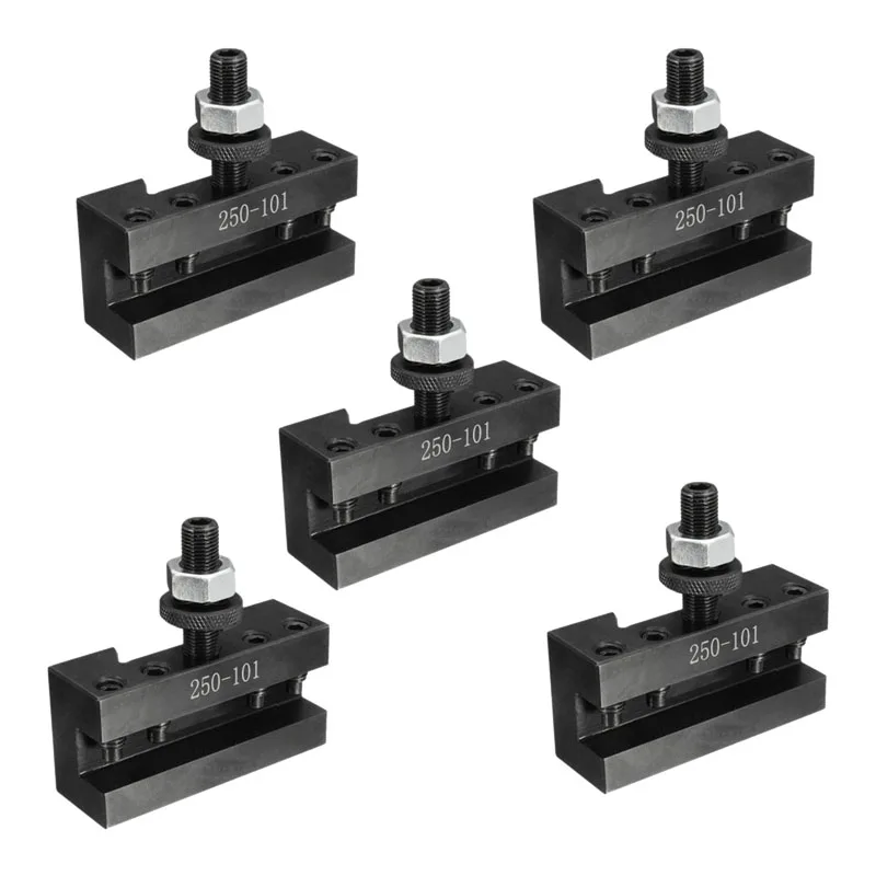 

ABSF 5PCS Quick Change Lathe Facing Holder Tool Post Turning Facing Holder For AXA Quick Change CNC Turning Tool 250-101