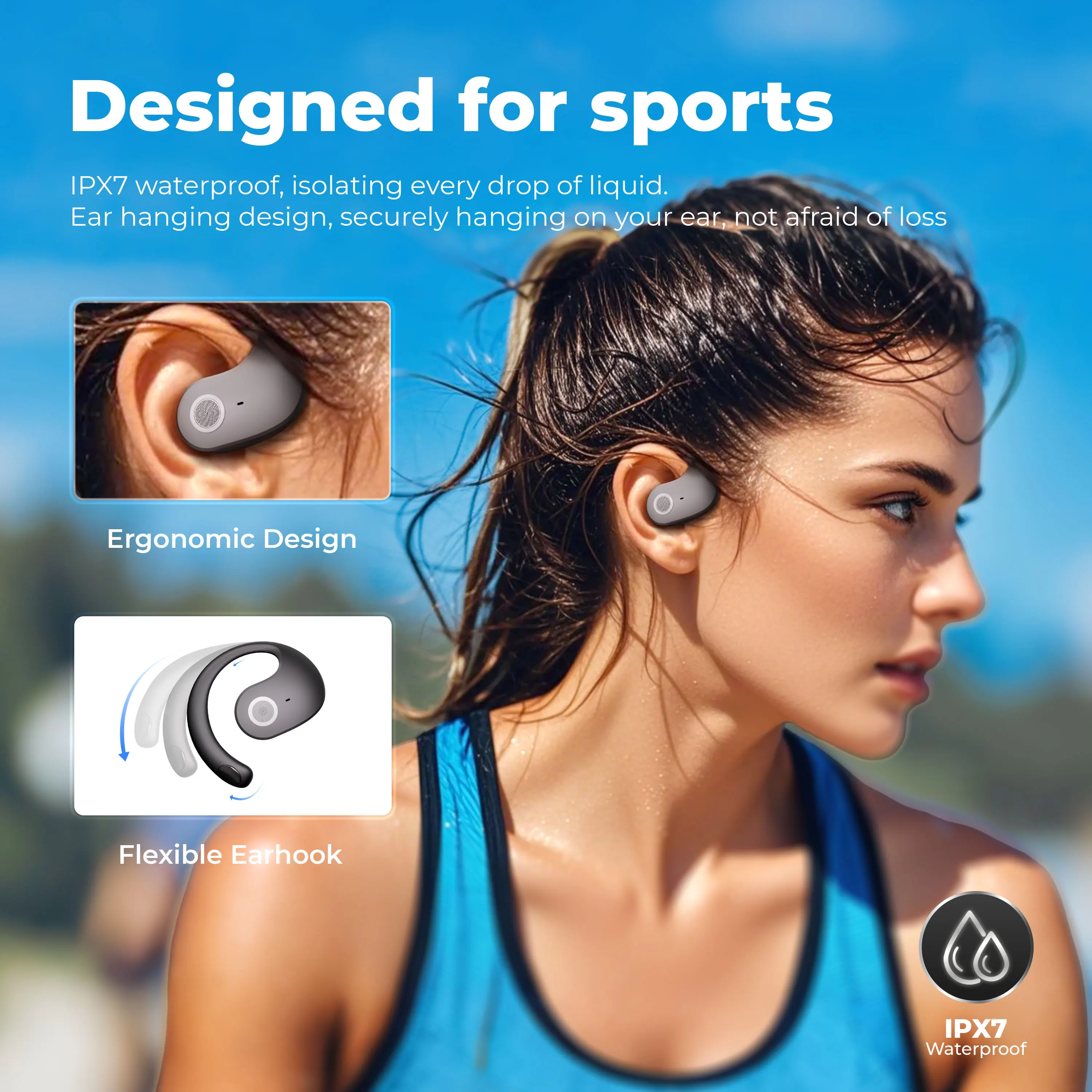 AI Real-Time Language Translator Earbuds 144 Languages Wireless Bluetooth Headphones Voice Translation for Travel & Business