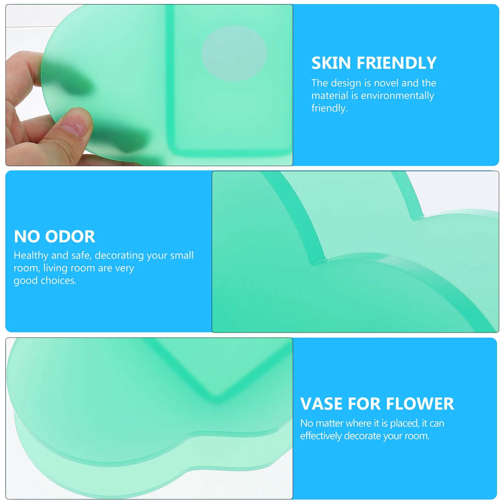 

Premium Acrylic Flowerpot Transparent Vase Creative Flower-Shaped Container Desktop Decorative Adornment For Indoor Use Dried