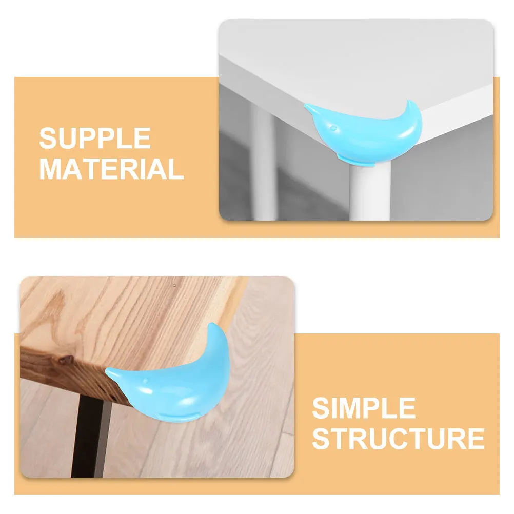 

6Pcs Corner Protectors Soft Furniture Guards Baby Safety Table Bumpers Desk Corner Covers Glass Table Protector
