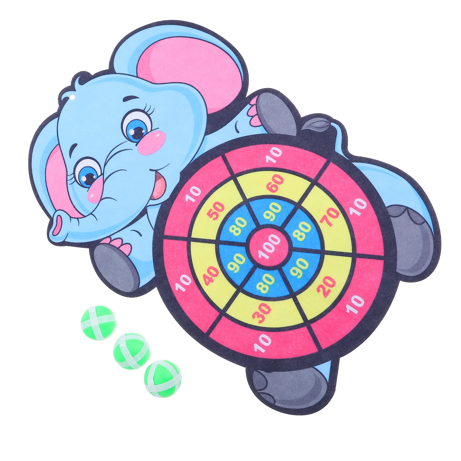 

Dart Board Set Throw Dart Throwing Toy Sticky Ball Target Kids Educational Game Cartoon Design Sport Toy