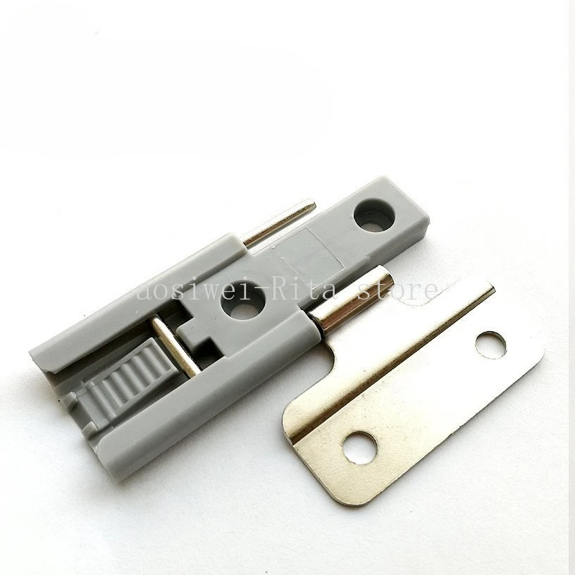 

4 шт. шкаф складная дверь шкафа встроенная петля гармошка складные дверные системы гардероба гусеничные пластиковые петли