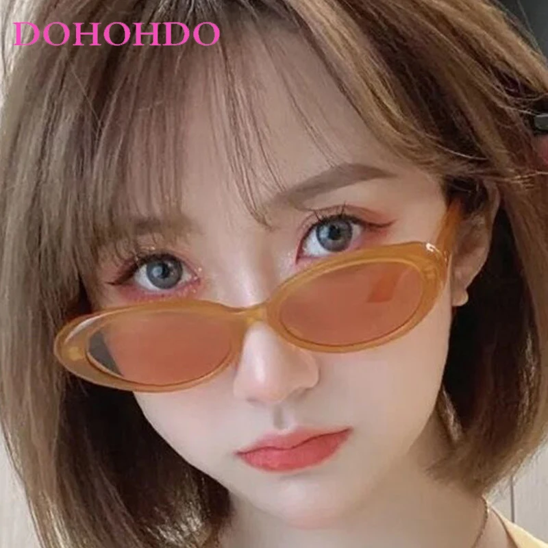 

Sexy Small Oval Women's Sunglasses Men Fashion Sun Glasses Female Retro Outdoor Travel Shade Eyeglass UV400 Oculos De Sol Gafas