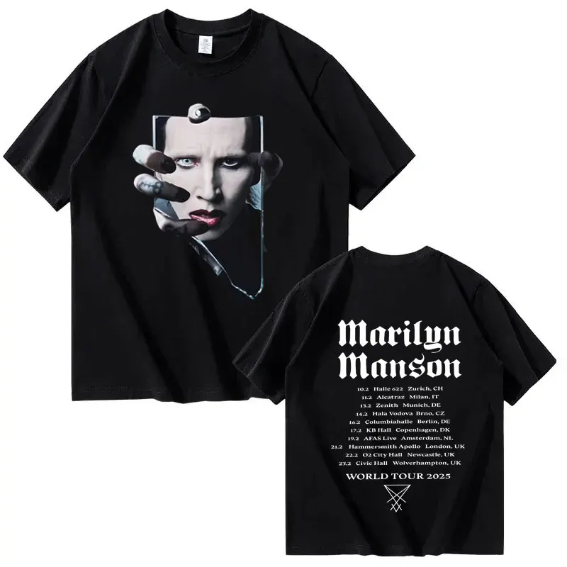 Marilyn Manson 2026 Touring T-shirt for Men and Women, Extra-large