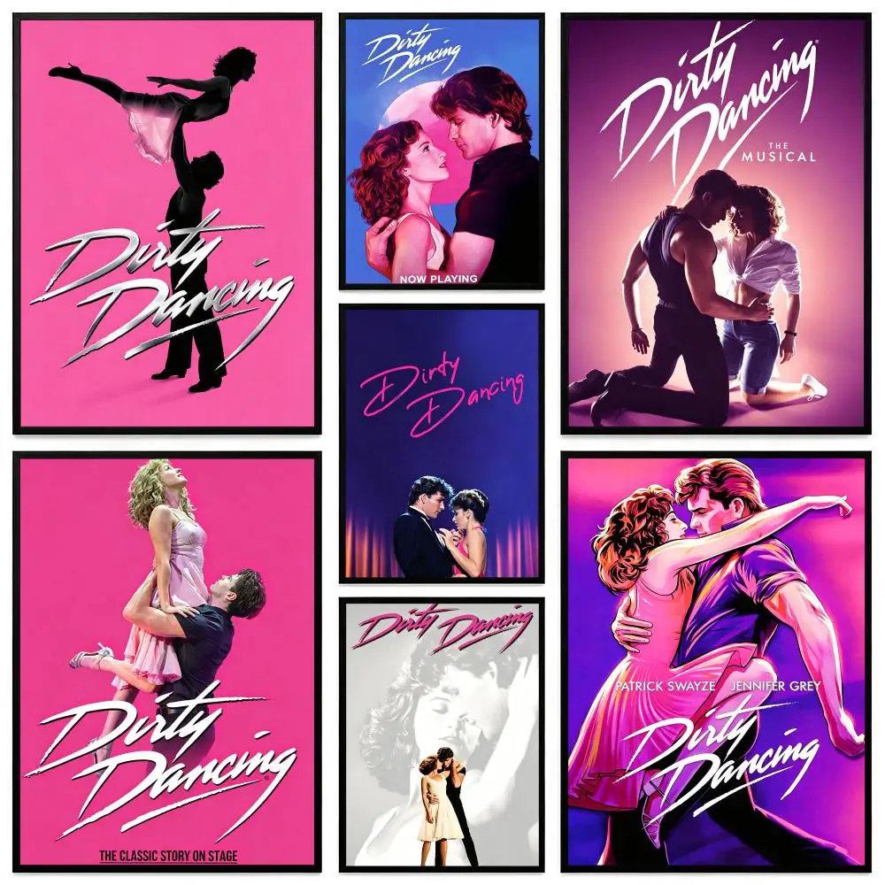 movie Dirty Dancing Poster Poster HD Frameless Preppy Style Wall Art Home Decor For Living Room Bedroom Gift