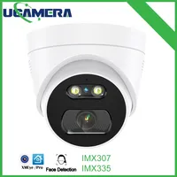 IMX335 2K 6MP IP Camera Audio Outdoor POE H.265 Metal Bullet CCTV Home iMX307 3MP Color Night Vision Face Security Camera