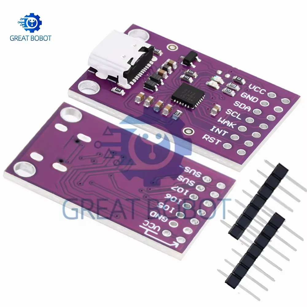 Picture 7: BS CP2112 Debug Board USB to SMBus I2C Communication Module 2.0MicroUSB 2112 Evaluation Kit for CCS811 Sensor Module for arduino