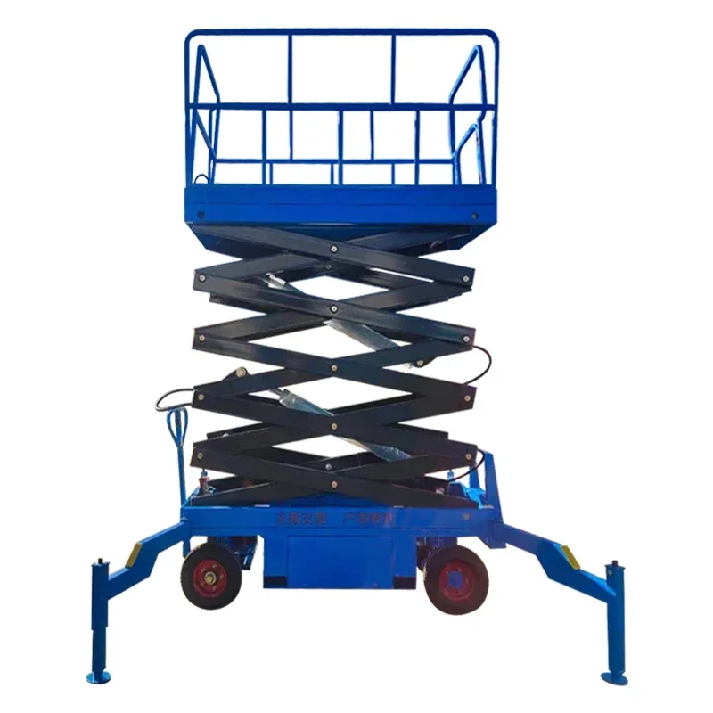 Electric Scissor Lift 4-18m Aerial Platform 6m 8m 10m 12m 14m Skylift Mobile Lifter Foldable Hydraulic Scissor Lift Table