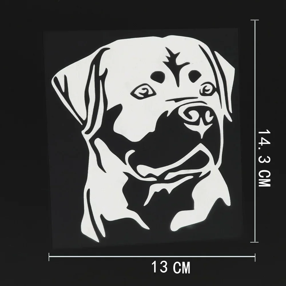 Rottweiler Dog Vinyl Car Decal, 10cm Creative Waterproof Sticker for Car Motorcycle Pet Theme Decor