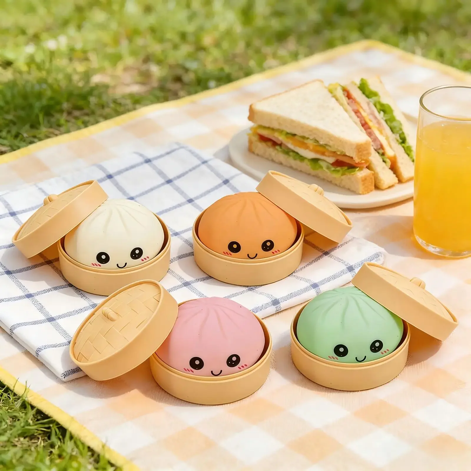 

Игрушка-антистресс в виде пельменя, сенсорная игрушка для рук, средства для снятия стресса, игрушки для офисного стола, 4 цвета, мягкий антистрессовый шарик