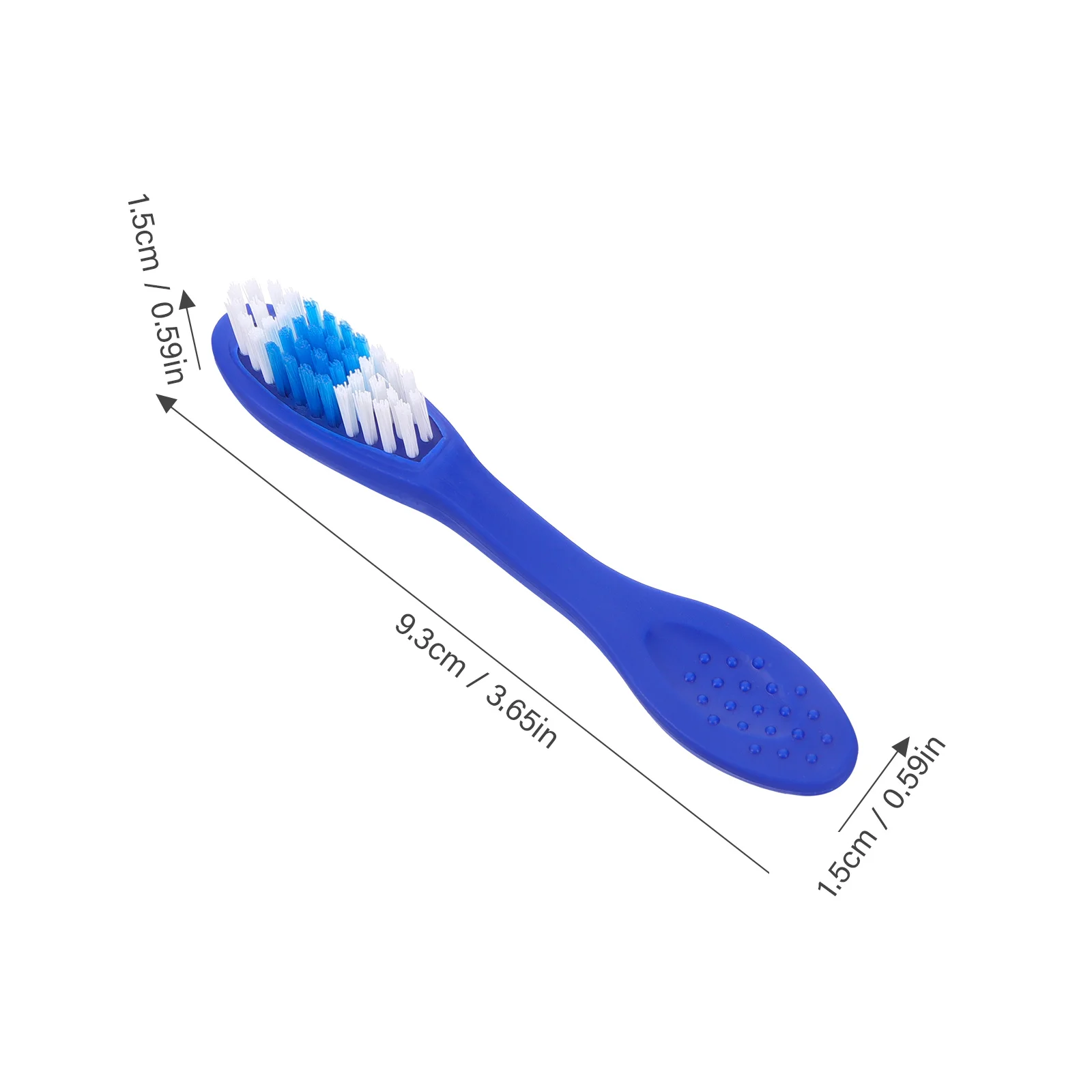 10 Uds Mini cepillo de dientes cuchara pequeña cepillo de dientes de prisión cepillo de dientes de dedo portátil previene el daño automático para el centro de rehabilitación de la prisión