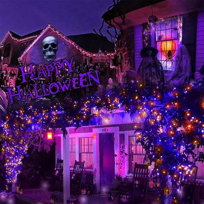 1/2 حزمة من 30/100 سلسلة أضواء شمسية LED مع 8 أوضاع مناسبة للمهرجانات وحدائق عيد الميلاد وحفلات الزفاف #2