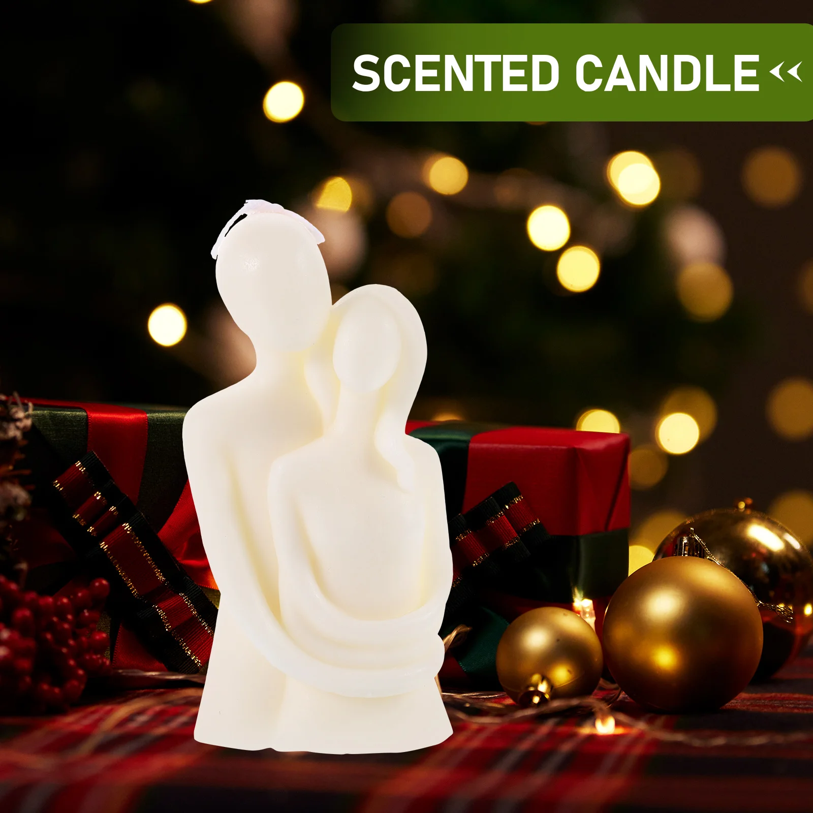 Coppia che abbraccia fragranza romantica profumata Decorazioni per la casa Ornamento da tavolo Aromaterapia creativa con cera di soia