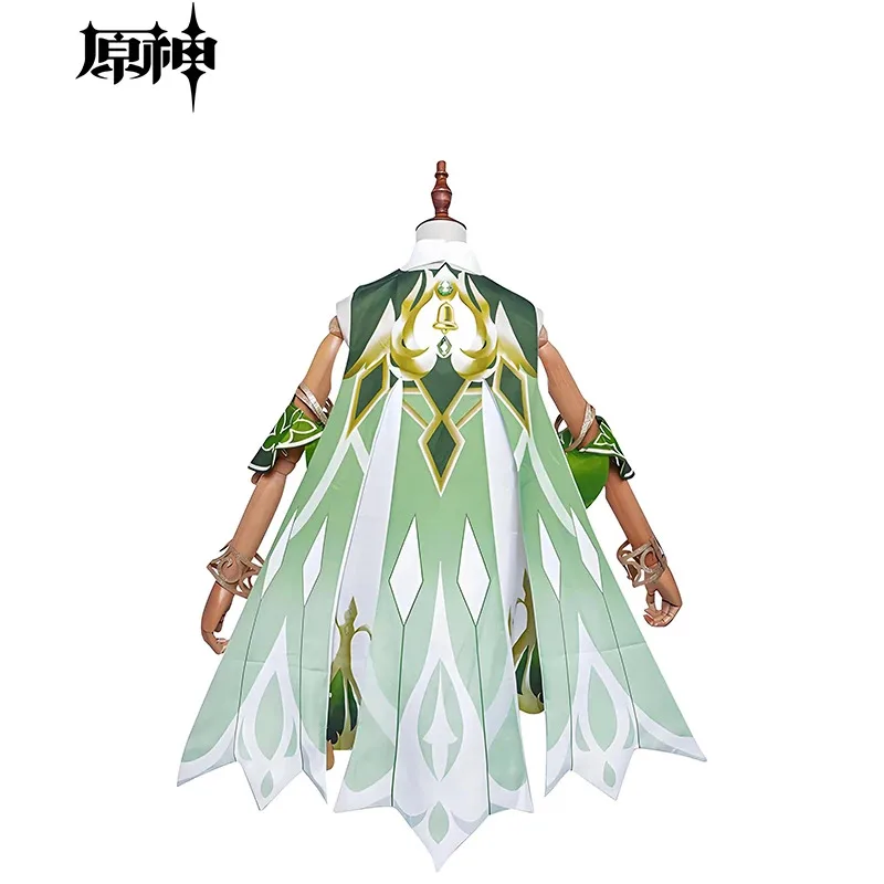 Nahida คอสเพลย์ Lesser Lord การวิเคราะห์ชุดเต็มหูวิกผม Nahida ชุดสําหรับ Comic Con.